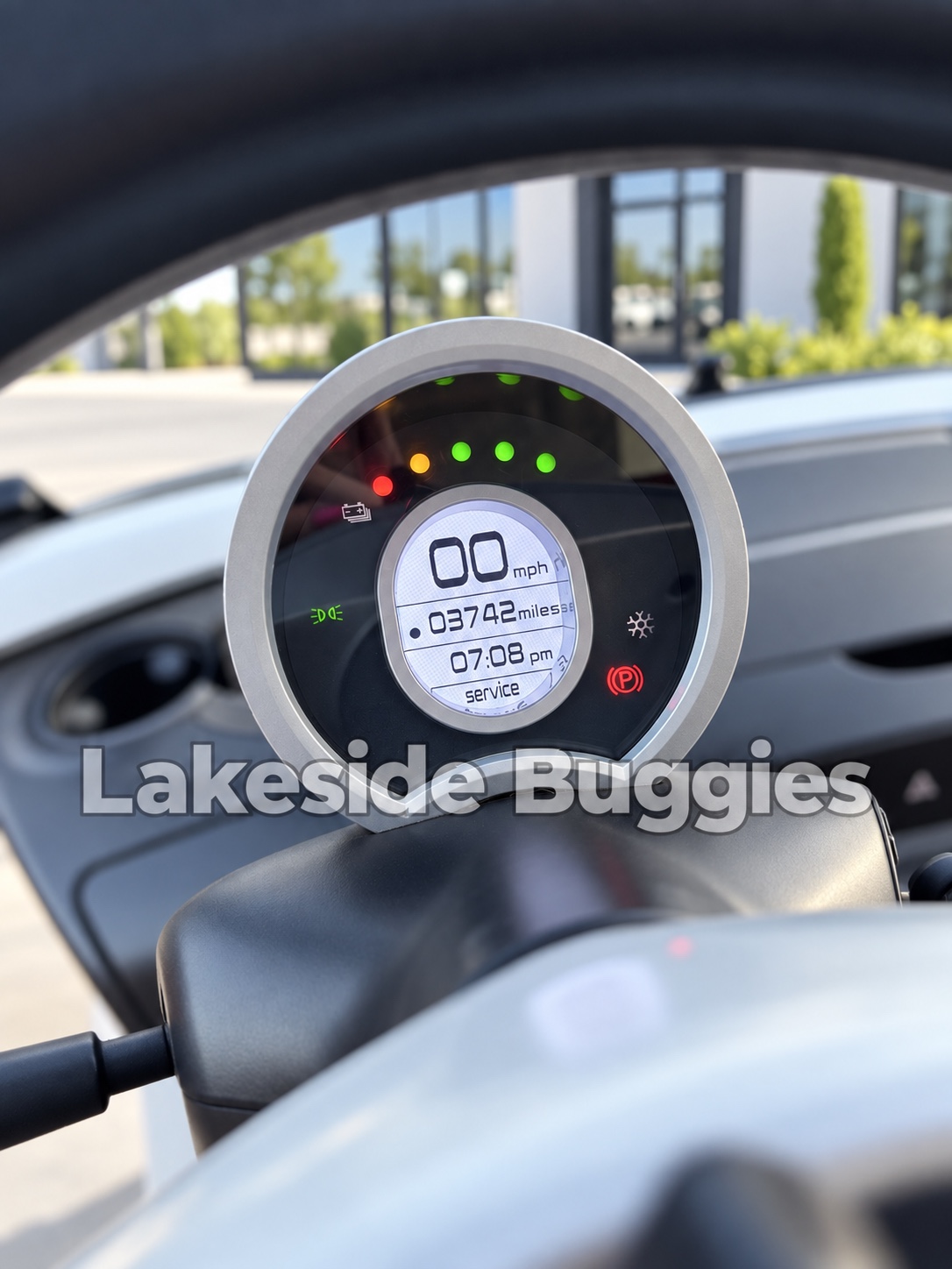 Photo 7 of 9: Digital dashboard showing 3,742 miles